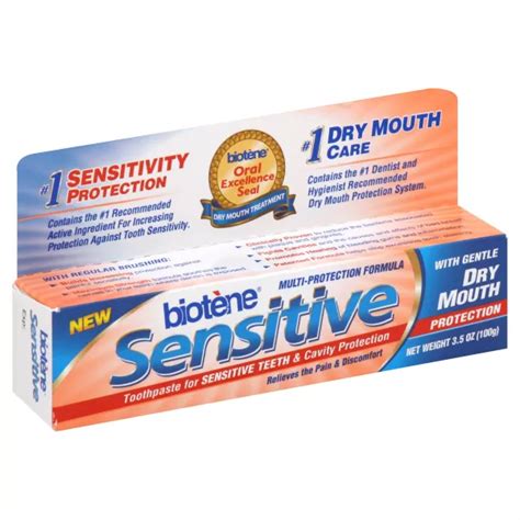 Biotene Sensitive Toothpaste, Multi-Protection Formula, 3.5 oz (100 g ...