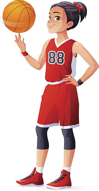 Girl Basketball Player Clipart Shooting