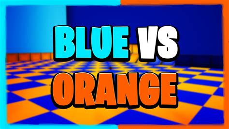 🌀 BLUE VS ORANGE 🏵️ (战斗) 6450-2405-1560 By Dude - Fortnite