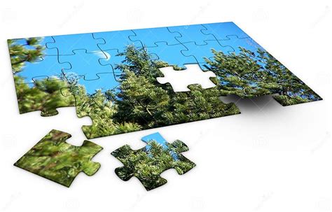 Puzzle Nature stock illustration. Illustration of dsmax - 369963