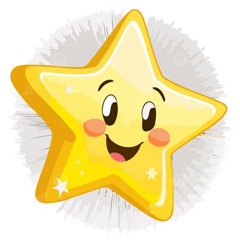 Twinkle Twinkle Little Star Vector, Sticker Clipart Yellow Face Smiling Star Clipart Cartoon ...