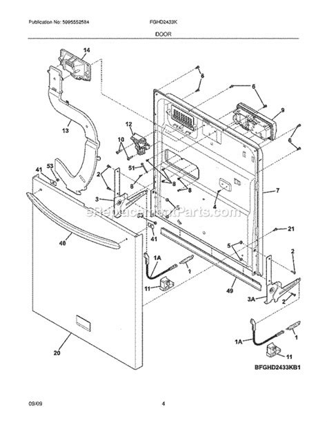 Frigidaire Gallery Dishwasher Replacement Parts | Reviewmotors.co