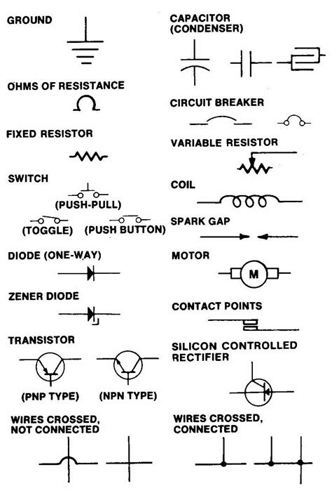 Schematic Circuit Diagram Symbols