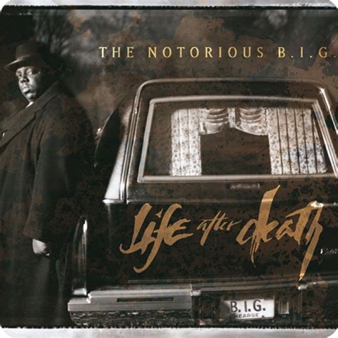 THE NOTORIOUS B.I.G (LIFE AFTER DEATH) ALBUM COVER WOODEN COASTER