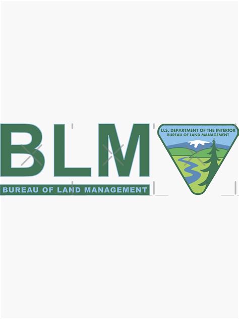 "The Original BLM -- Bureau of Land Management (Color)" Sticker by ...