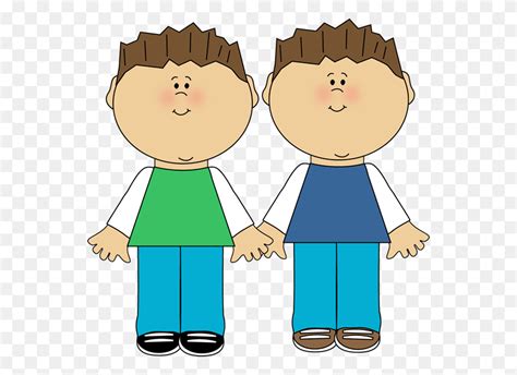 Ploink Brothers - Brother And Sister Clipart - FlyClipart