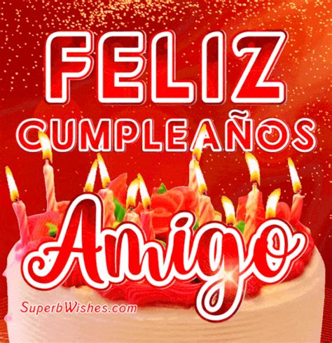 Delicado Pastel de Cumpleaños GIF - Feliz Cumpleaños, Amigo | SuperbWishes