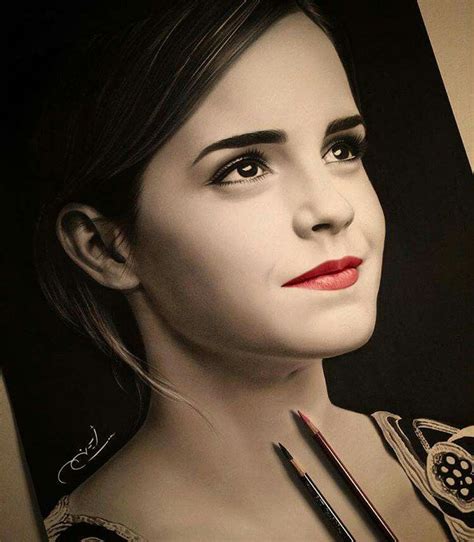 Artist Ayman Fahmy | Emma watson sketch, Celebrity drawings, Harry potter portraits