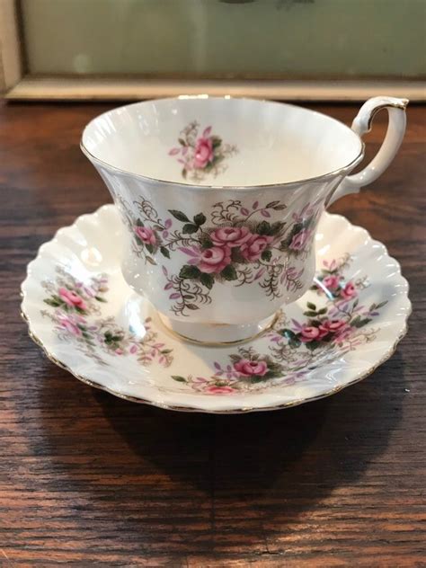 Royal Albert Lavender Rose Tea Cup and Saucer Vintage Bone | Etsy