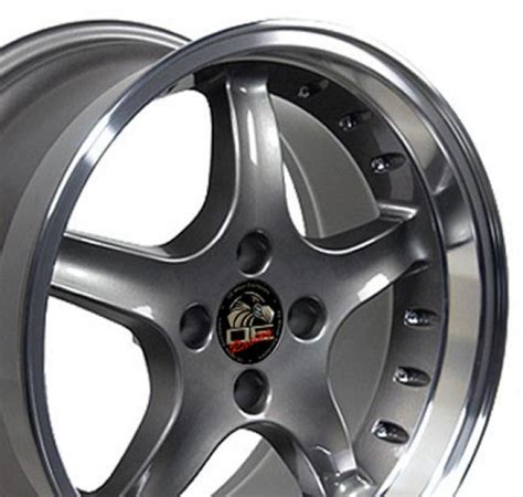 17" Fits Ford - Mustang 4-Lug Cobra R Wheel - Anthracite 17x9 | Mustang ...