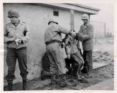 Lot Detail - Four WWII Photographs Showing the Execution of German Spies