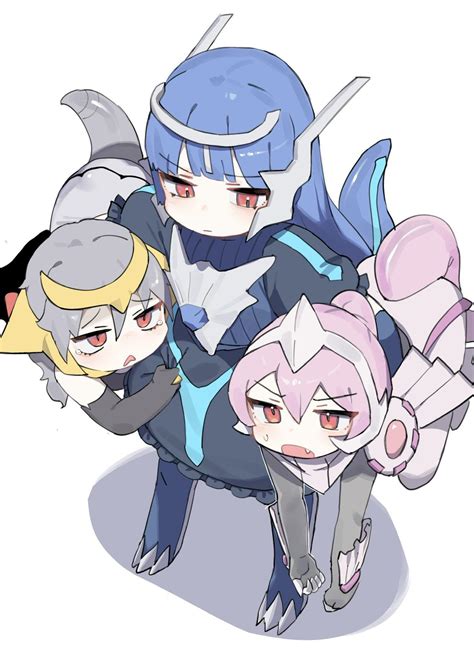 Giratina, Dialga and Palkia by Hufy926 : r/MoeMorphism