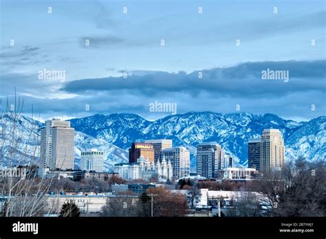 Salt lake city winter hi-res stock photography and images - Alamy