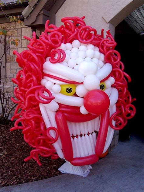 creepy clown balloon sculptures | BALLOONATICS