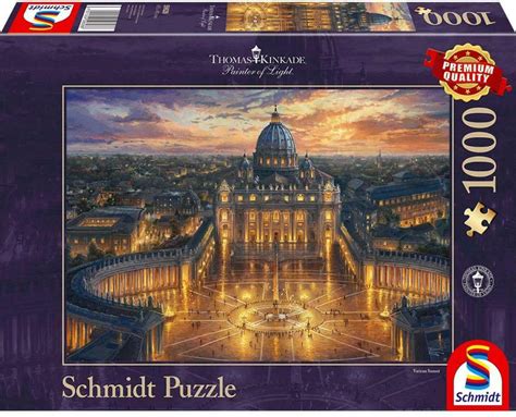 Schmidt puzzle 1000 pieces, Thomas kinkade. The Vatican