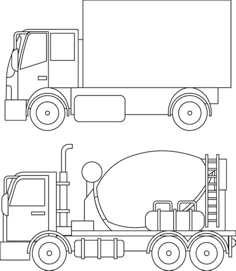 Truck Drawings Step By Step