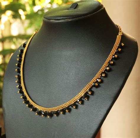 Buy Black beaded necklace Online