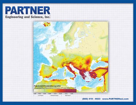 Europe Seismic Map | Partner ESI