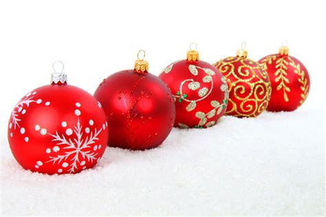 Red Christmas Balls Free Stock Photo - Public Domain Pictures