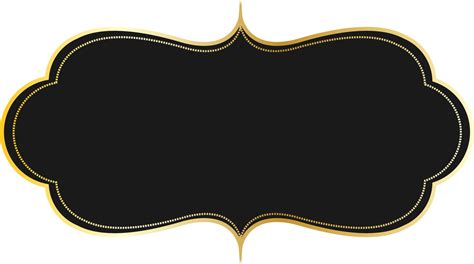 Ornamental label vintage frame. 29729297 PNG