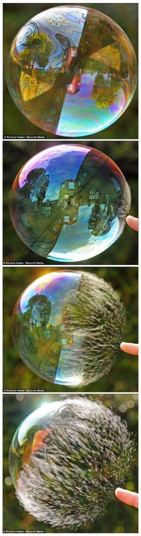 Super-slow-motion pictures show soap bubble bursting in stunning detail | Soap bubbles, Bubbles ...