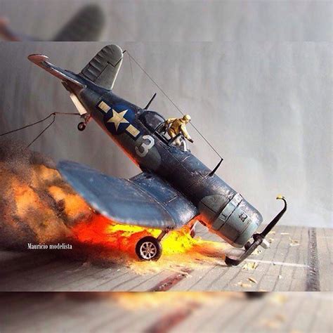 Aircraft Accident diorama. Modeler Mauricio Modelista #scalemodel # ...