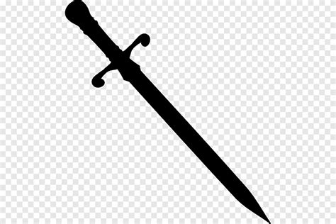 Sword Silhouette, Sword, dagger, silhouette png | PNGEgg