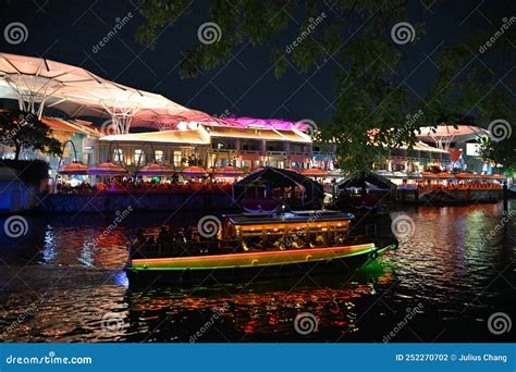 Clarke Quay, Singapore - July 16, 2022 Editorial Photography - Image of ...