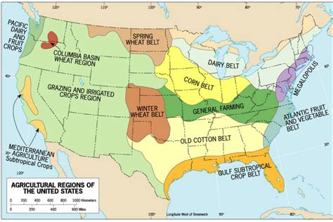 Agricultural Regions in the US | Human geography, Ap human geography ...