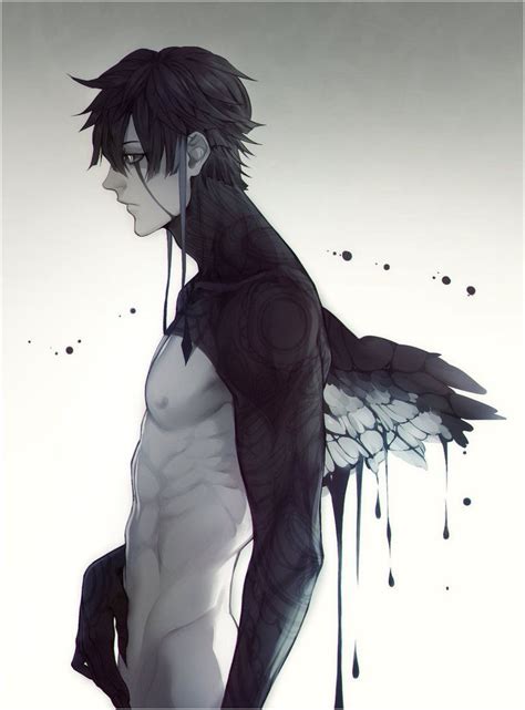 Broken wings by 24hrs-coma | Broken wings, Character art, Anime guys