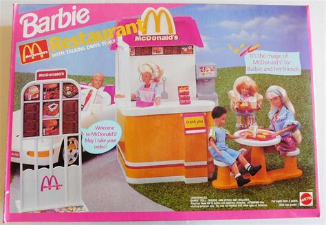 1994 Mattel Barbie Mcdonald's Restaurant Playset No. 11774 NRFB for ...