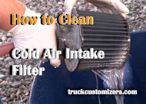 How to Clean Cold Air Intake Filter