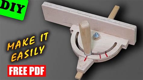 Miter Gauge for Table Saw - Video and PDF plan