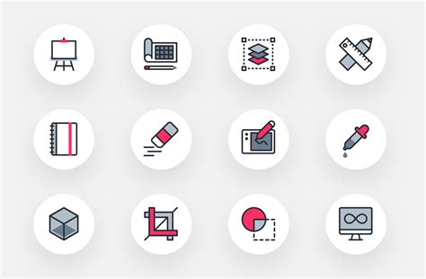 Design Tools Free Icon Pack - uistore.design