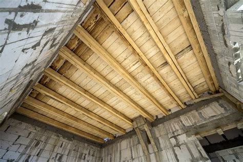 Close-up Detail of House Room Interior Under Construction and Renovation. Energy Saving Walls of ...