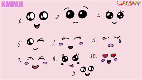 Kawaii Cute Faces To Draw - Draw-beaver