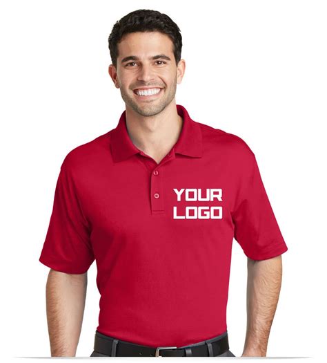 Custom Work Polo Shirt with Your Logo Online at AllStar Logo.