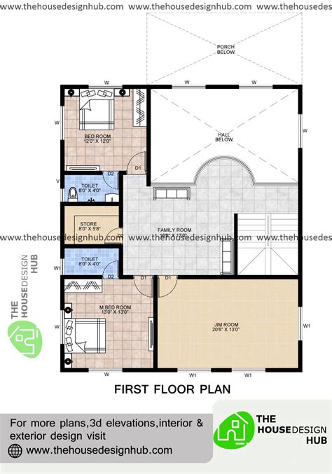 4 bhk house plan4 bhk plan layout Duplex Floor Plans, Bungalow Floor ...