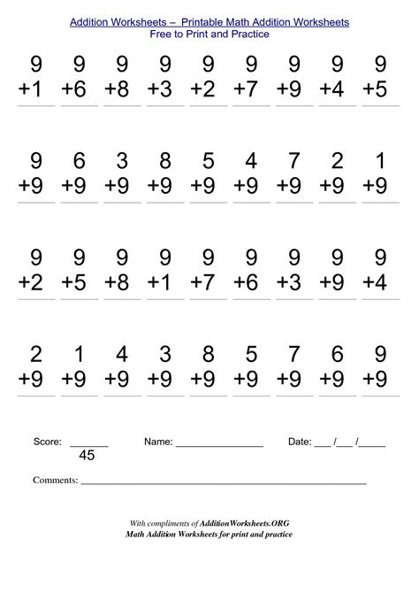 Math Worksheets for Free to Print | Math addition worksheets, 1st grade math worksheets ...