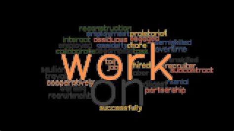 WORK ON: Synonyms and Related Words. What is Another Word for WORK ON? - GrammarTOP.com