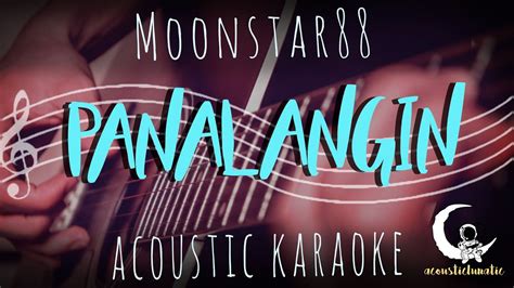 PANALANGIN - Moonstar88 ( Acoustic Karaoke ) - YouTube