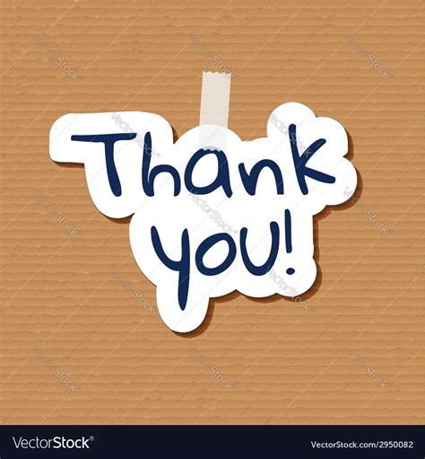 Thank you poster Royalty Free Vector Image - VectorStock