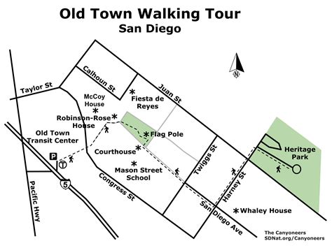 Old Town San Diego Map - Maping Resources