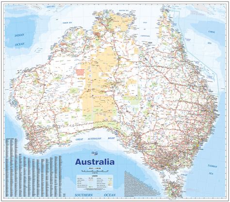 Australia Supermap Hema Paper - Maps, Books & Travel Guides