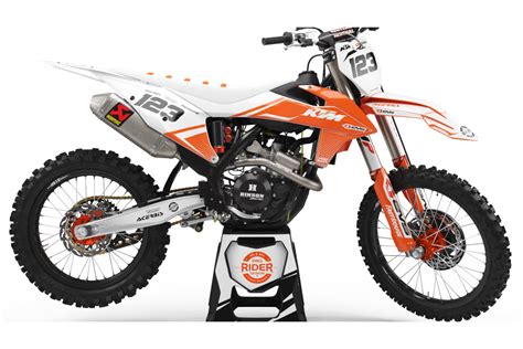 Custom dirt bike Graphics kit KTM EVS ORIGIN | custom-graphics-mx