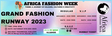 The Africa Fashion Week, organized by Delight Technical College ...