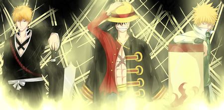 Wallpaper Naruto And Luffy - Hachiman Wallpaper