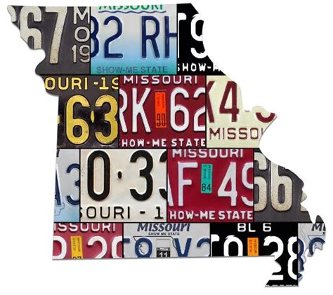 Missouri License Plate history - Missouri Legends