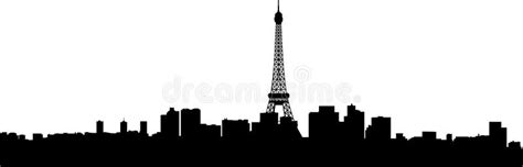 Paris City Buildings Silhouette Skyline Stock Illustration - Illustration of chicago, high: 62627210