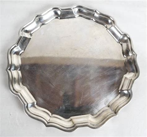 Sterling Silver Round Tray